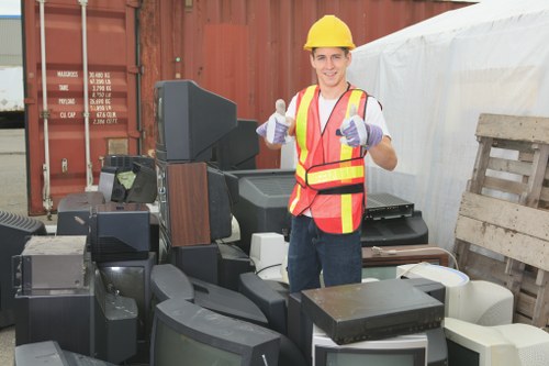 Household skip placed in Lambeth neighborhood