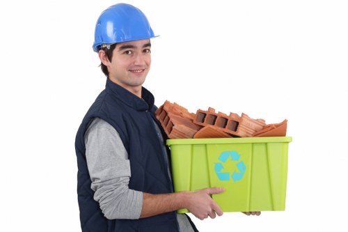 Enclosed and lockable skip available for hire in Lambeth