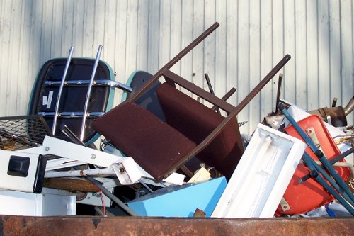 Residents participating in waste recycling in Lambeth