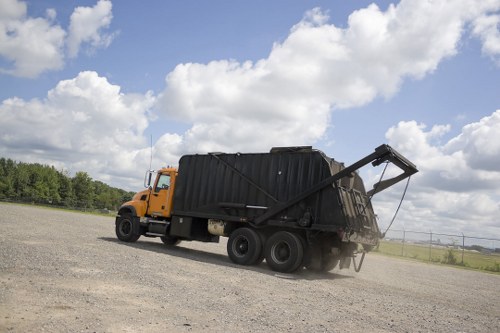 Different types of construction waste materials